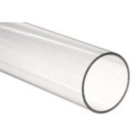PROFESSIONAL PLASTICS Clear Polycarbonate Tube, 1.250 ID X 1.500 OD X 96.000 [Each] TPCCL1.250X1.500X96.000